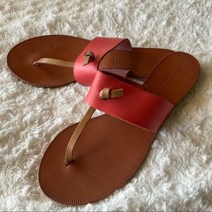 Joie A La Plage Flat Leather Thong Slide Sandals Size 41